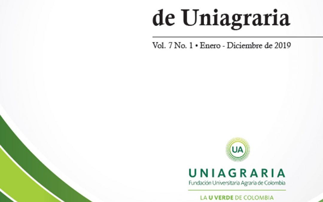 REVISTA DE INVESTIGACIONES DE UNIAGRARIA Vol. 7 Enero-diciembre 2019