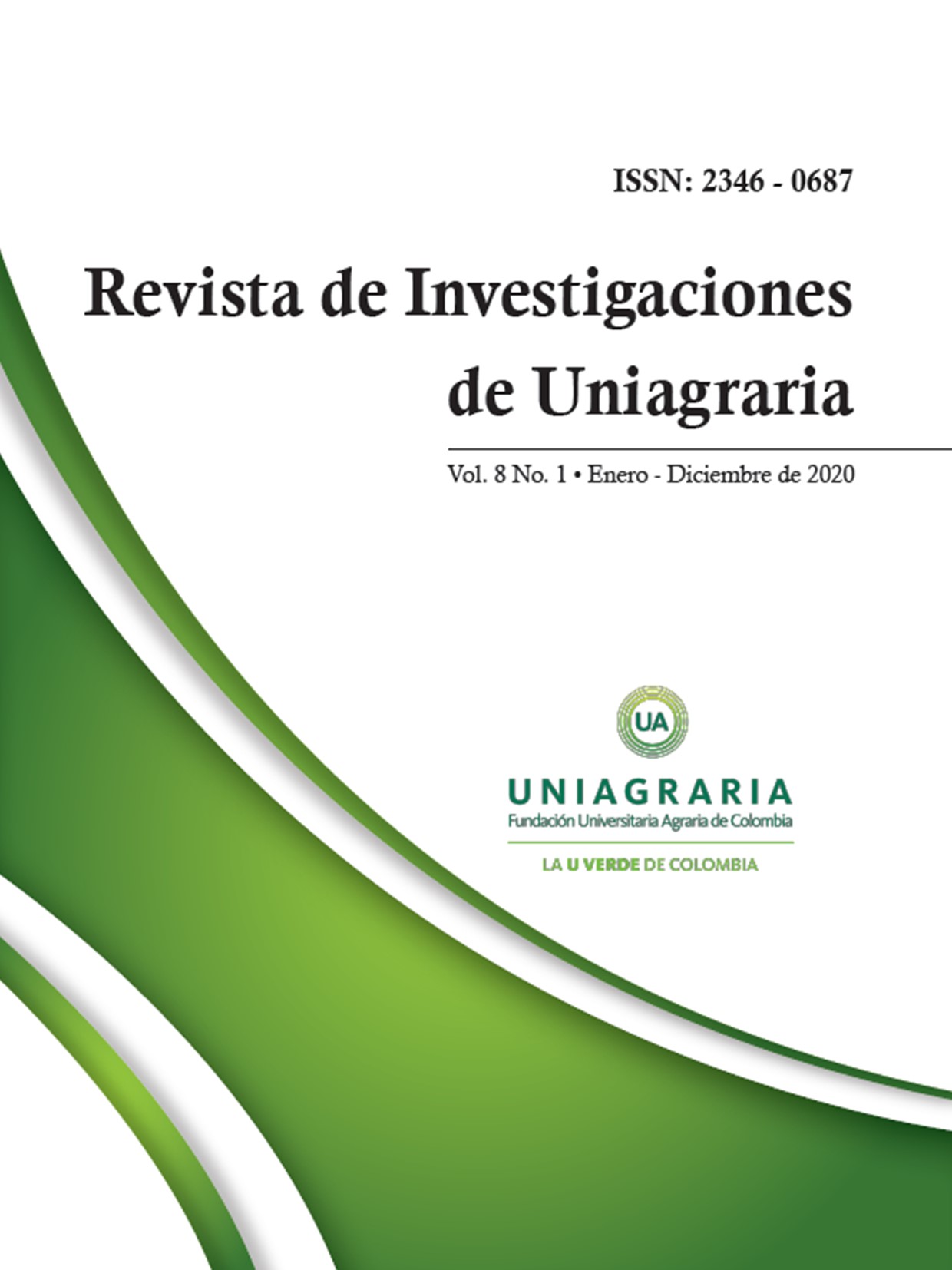 REVISTA DE INVESTIGACIONES DE UNIAGRARIA Vol. 8 Enero-diciembre 2020