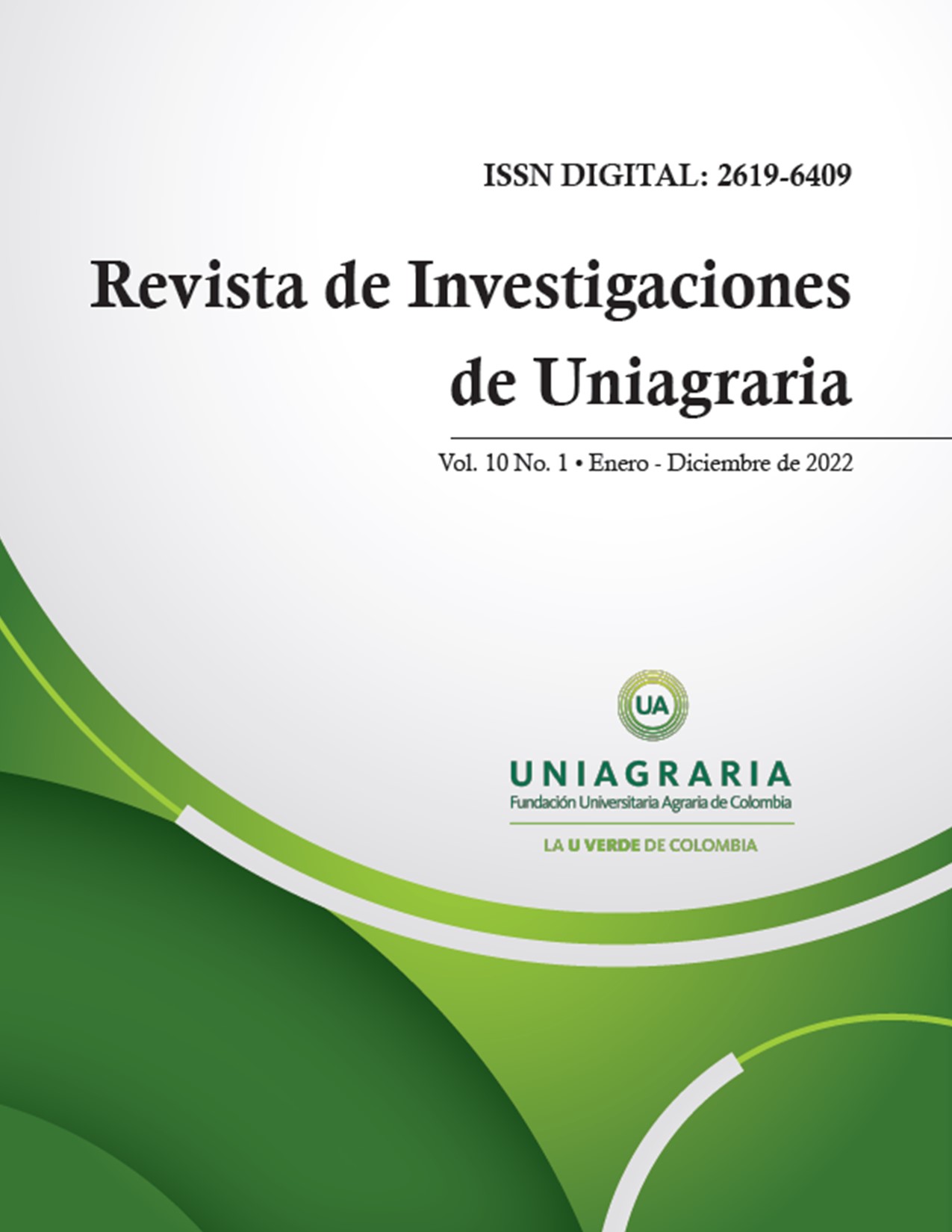 REVISTA DE INVESTIGACIONES DE UNIAGRARIA Vol. 10 Enero-diciembre 2022