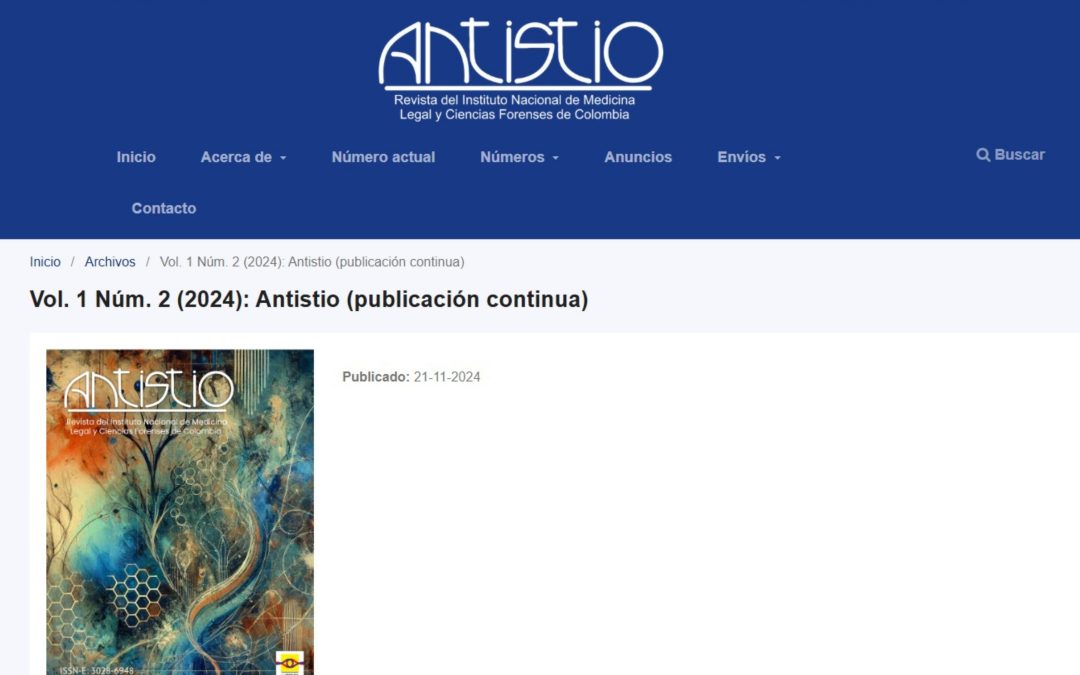 Publica tu investigación en Antistio: guía para autores.